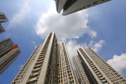 Hong Kong crowded housing