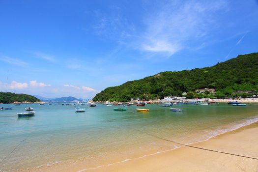 Beach in Hong Kong at day time