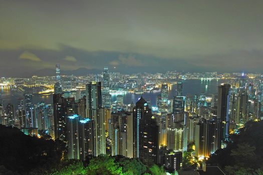 Hong Kong at mid night