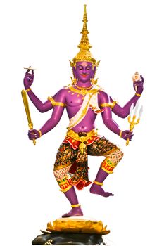 Vishnu, The god of hiduism, is idol of gthe peace