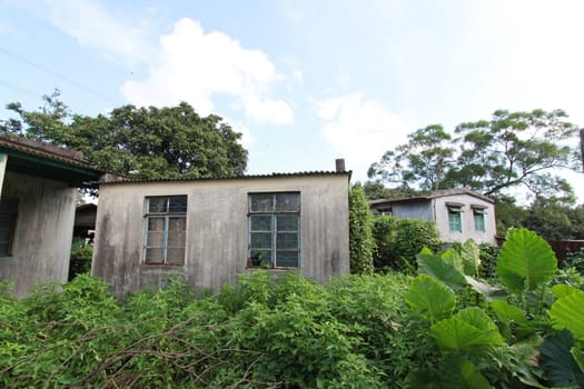 Houses in countryside of Hong Kong