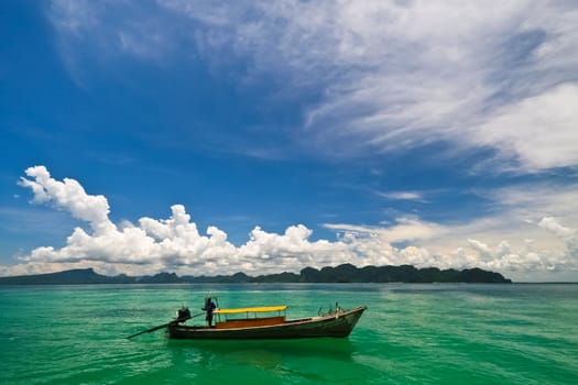 Long-tailed boat , Thailand