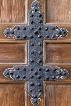 Traditional Japanese door.