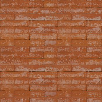Brick with salty buildup texture, tiles seamlessly.