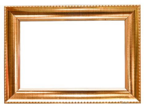 Isolated wooden Photo Frame