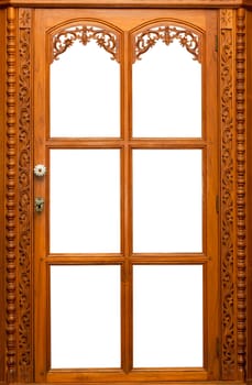 Isolate Wooden window