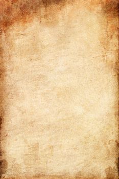 old grunge paper background with space