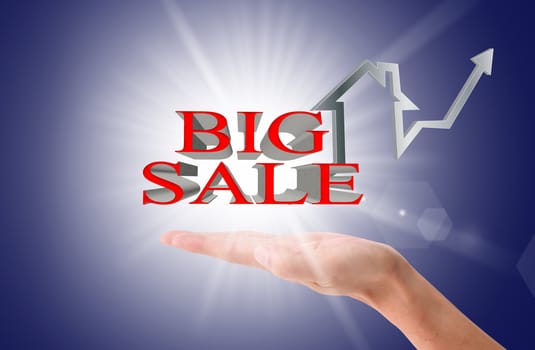 Big sale discount advertisement