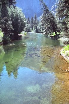 Half Dome is a granite dome in Yosemite National Park, located at the eastern end of Yosemite Valley � possibly Yosemite's most familiar sight. The granite crest rises more than 4,737 ft (1,444 m) above the valley floor.