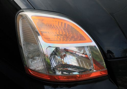 Headlight, lamp, reflector, light,  car