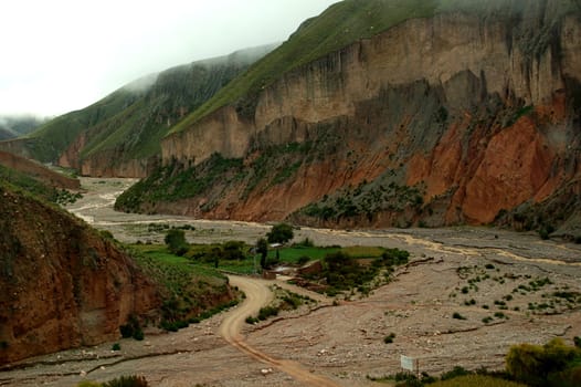 Rough attractive scenery in North East Argentina