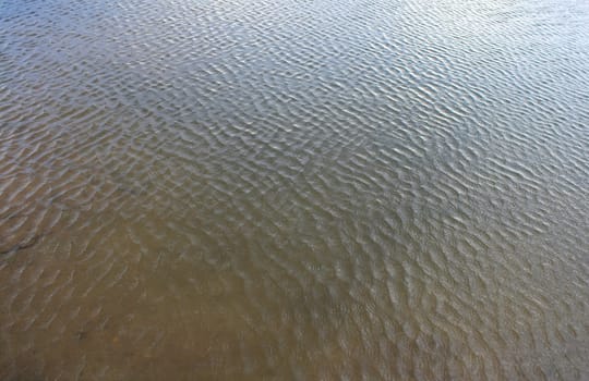 Background of rippled pattern water