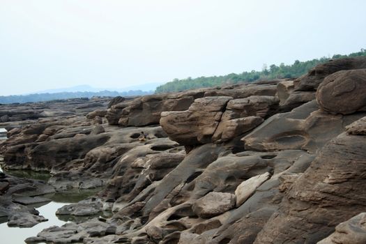 A image of Landscape and river hill