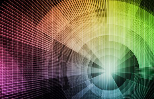 Internet World Wide Web Abstract Tech Background