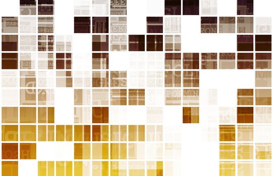 A Technology Industry Network As a Wallpaper