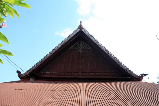 The Roof of temple country