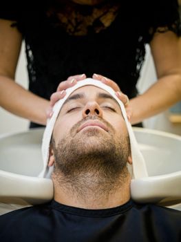 Drying Hair at the beauty shop