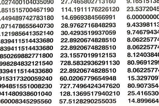 All numbers everywhere - many uses for seamless numbers background.