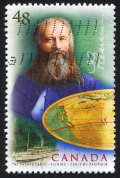 CANADA - CIRCA 2002: stamp printed by Canada, shows Sir Sandford Fleming, circa 2002