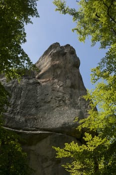 Photo of a top of the rock