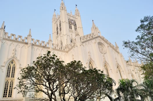 Backside of St. Paul's Cathedral, Calcutta