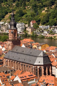 The Medieval City of Heidelerg, in Southern Germany