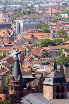 The Medieval City of Heidelerg, in Southern Germany
