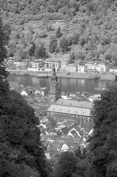 The Medieval City of Heidelerg, in Southern Germany