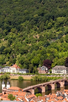 The Medieval City of Heidelerg, in Southern Germany