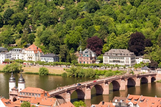 The Medieval City of Heidelerg, in Southern Germany