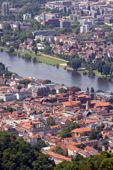 The Medieval City of Heidelerg, in Southern Germany