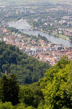 The Medieval City of Heidelerg, in Southern Germany