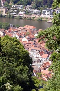 The Medieval City of Heidelerg, in Southern Germany