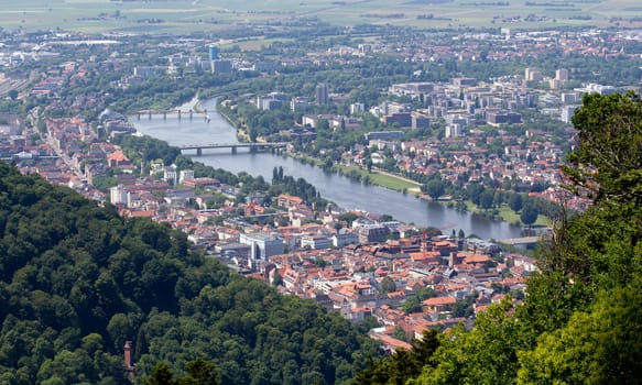 The Medieval City of Heidelerg, in Southern Germany