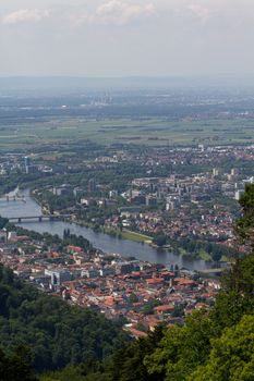 The Medieval City of Heidelerg, in Southern Germany