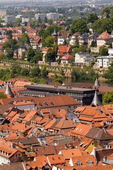 The Medieval City of Heidelerg, in Southern Germany