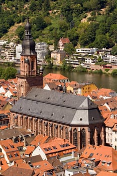 The Medieval City of Heidelerg, in Southern Germany
