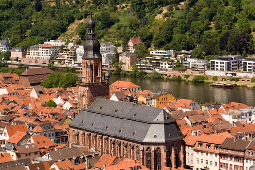The Medieval City of Heidelerg, in Southern Germany