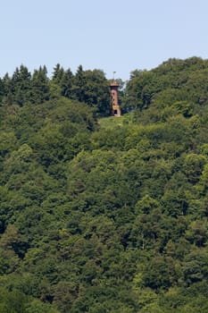 The Heidelberger Mountain above Heidelberg in Southern Germany