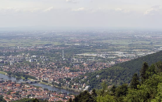 The Medieval City of Heidelerg, in Southern Germany