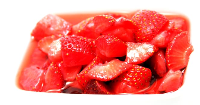 Delicious strawberry fruit 
with lots of vitamins