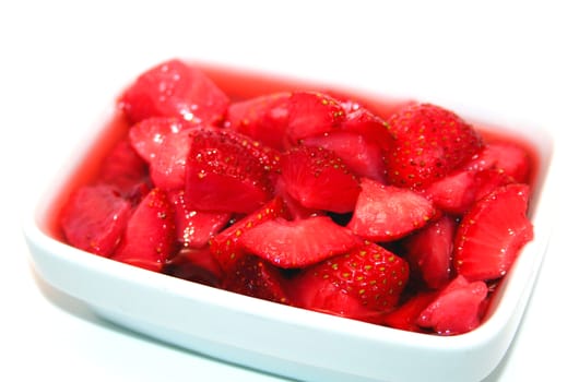 Delicious strawberry fruit 
with lots of vitamins