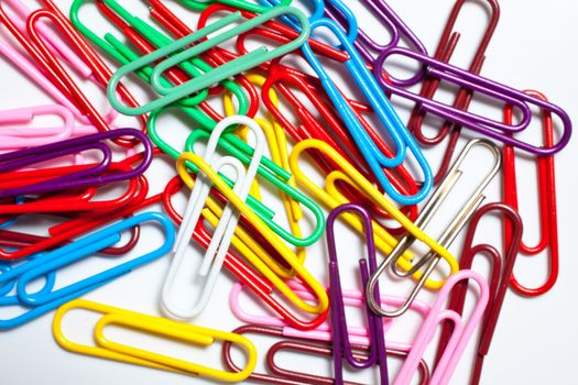color paper clips