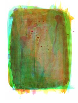 green blue watercolors