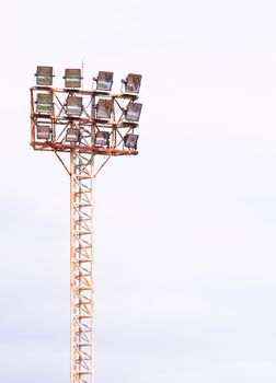 soccer field spotlight