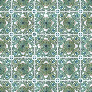 Seamless tile pattern of ancient ceramic tiles.