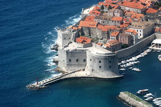 Dubrovnik, Croatia. Most popular travel destination in Adriatic sea.