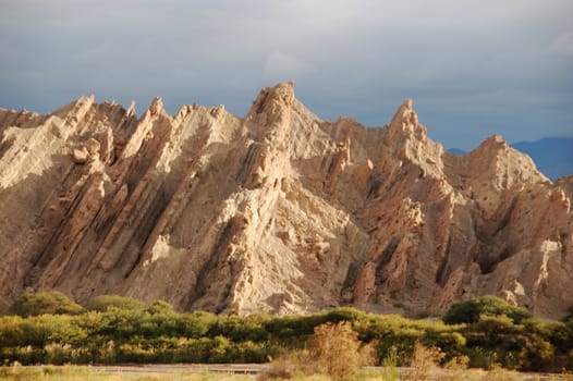 Rough attractive scenery in North East Argentina