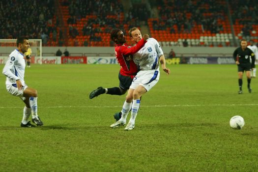 Football match CSKA-FRANCE in Moscow