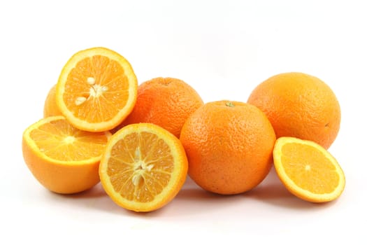 oranges isolated on white background healthy eating and agriculture